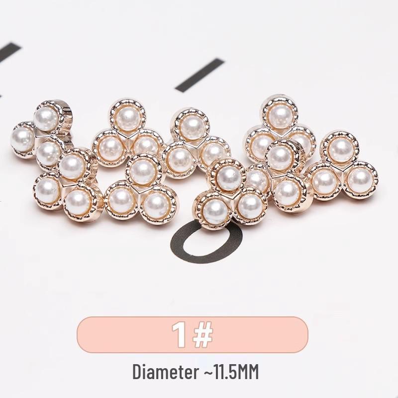 Exquisite Perlenknopf-Kollektion für Damen: Vielseitige Hemd- & Rock-Dekorationsaccessoires