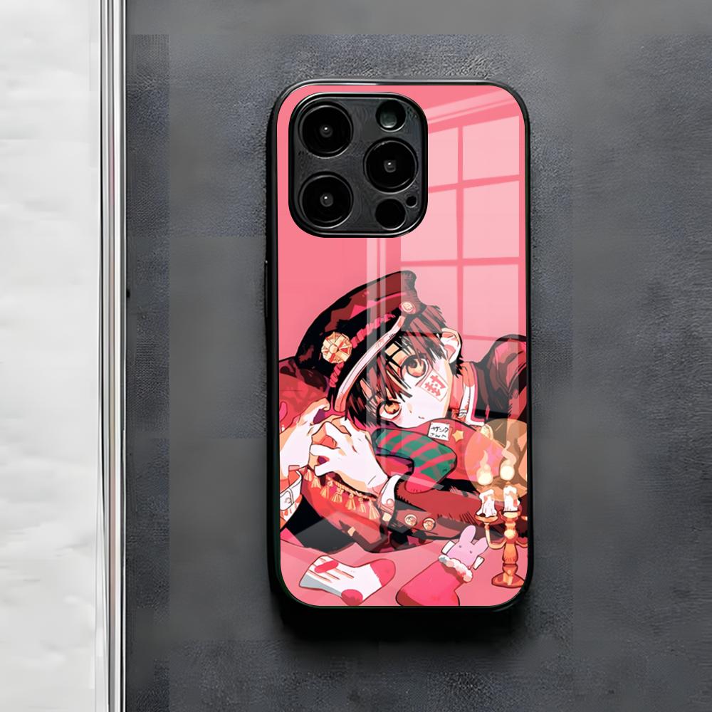 Toilet-b-ound Hanako-kun Phone Case For IPhone 17 Air 16 E Pro Max 15 14 13 Mini 12 Pro 11 Max Plus Black Glass Cover