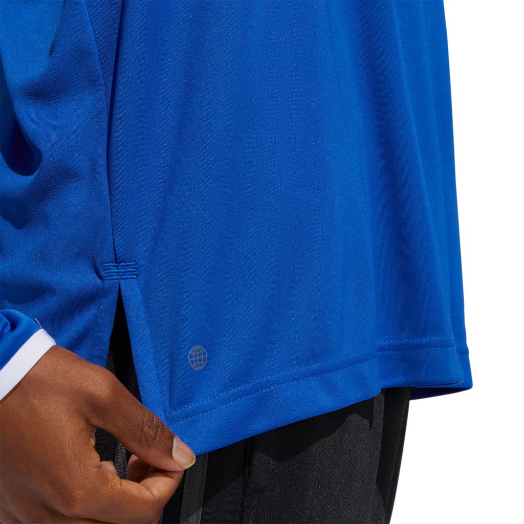 adidas T Shirts Men's Blue Hooded Moderate Straight Fit HF6649
