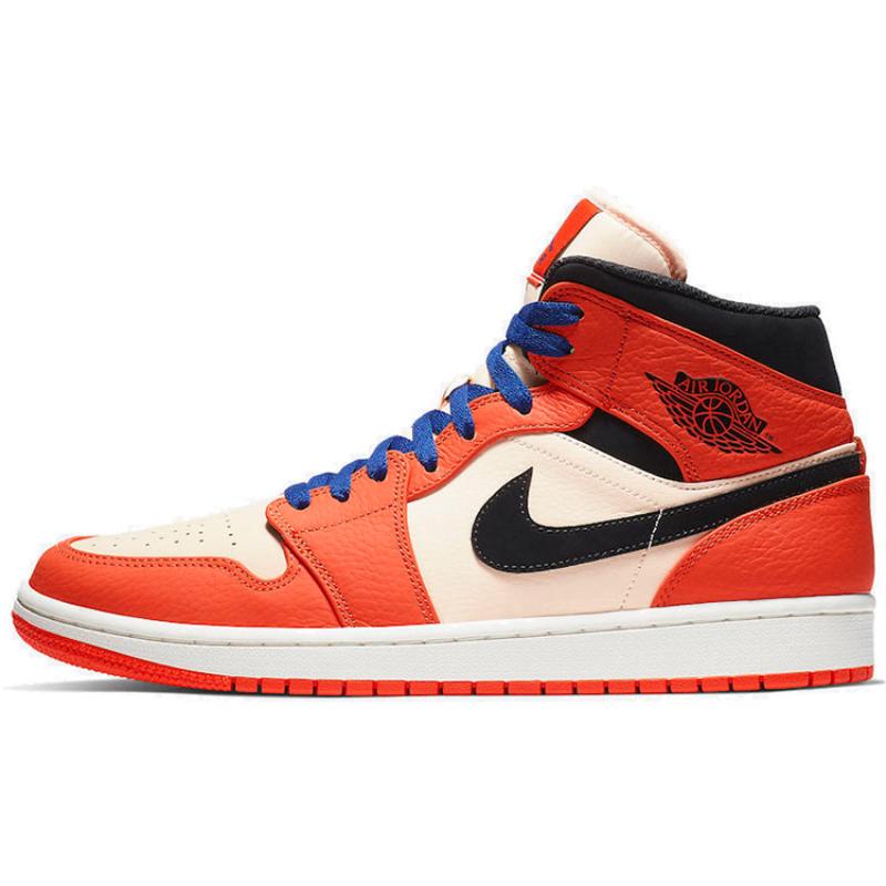 Jordan 1 Mid 'Team Orange Black' Jordan 852542-800