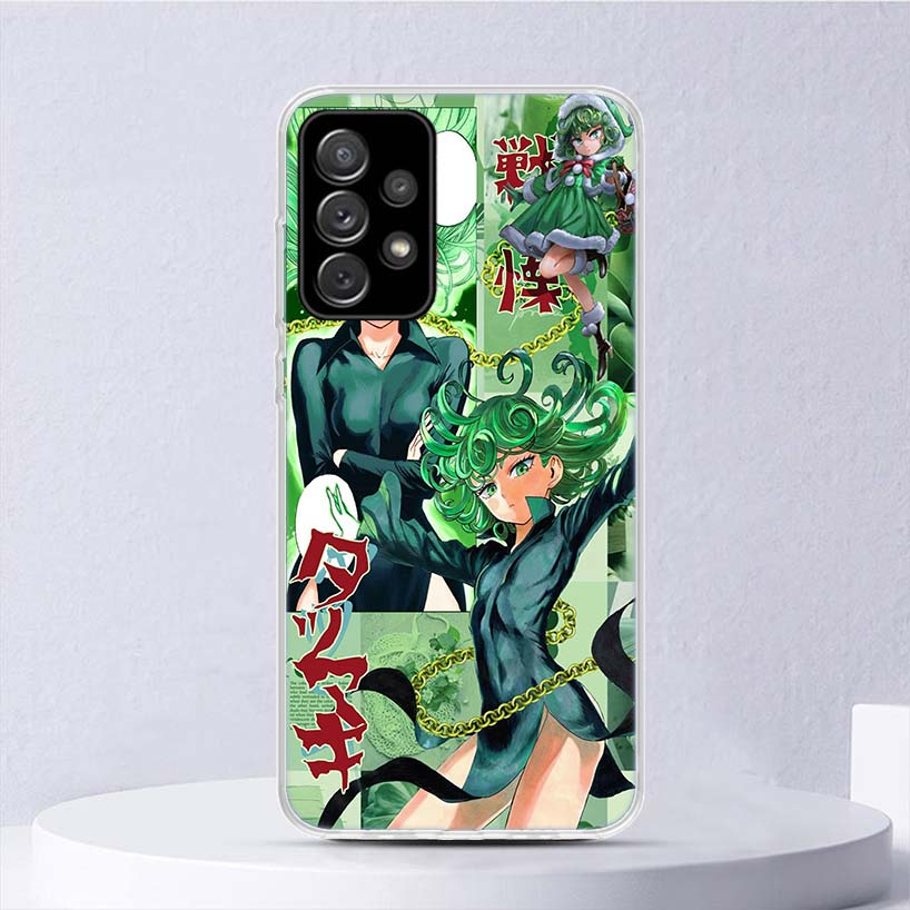 One P-Punch-Man Tatsumaki Soft Case For Samsung Galaxy A52 A42 A32 A22 A12 A02S Phone Cover A50 A51 A70 A71 A41 A31 A21S A40 A30