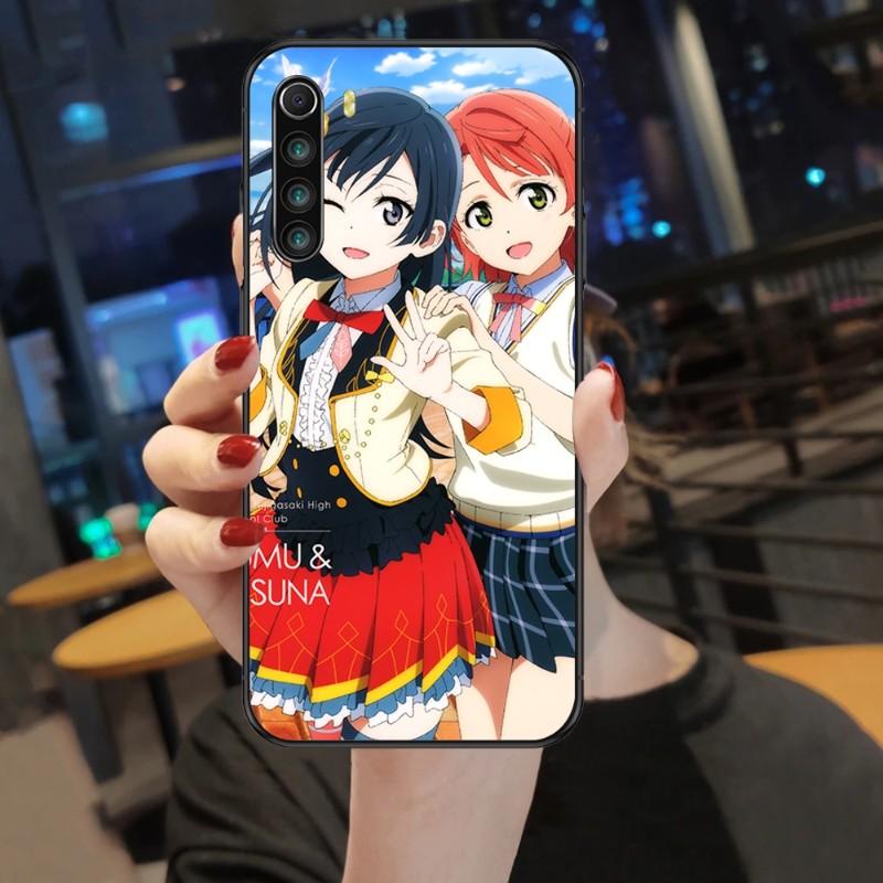 Love Live School Idol Phone Case For Xiaomi Mi 12 11T 10T 9T Lite Pro Ultra Note 10 Poco F3 F4 X4 GT Soft Black Phone Cover