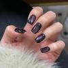 Cute Japanese Cat Eye Short Handmade False Nails Nail Art Stickers