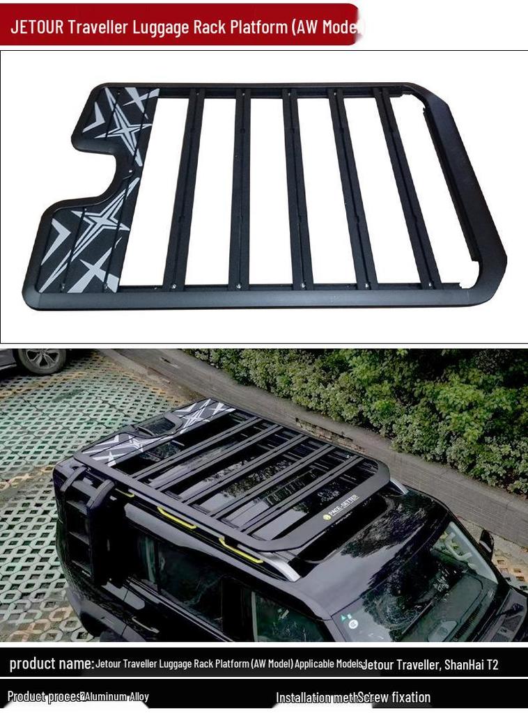 Jetour Traveler Mecha Backpack Roof Rack Off-Road Accessories Shan Hai