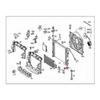 Mercedes W211/W209/W221 Radiator Mount Gasket 2115040212