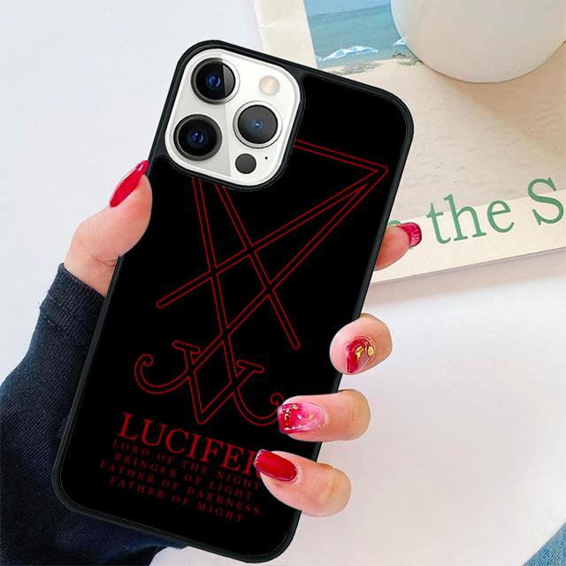 Sigil of Lucifer Coque Shell For iPhone 17 Air 15 16 14 13 12 Pro Max 11 Pro Max Plus Phone Case Cover