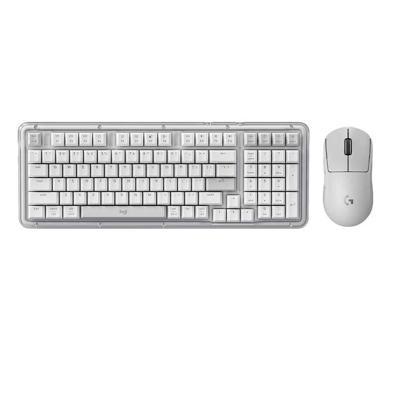Logitech K98M Wireless Dual-Mode Mechanical Keyboard and GPW Gaming Mouse Combo