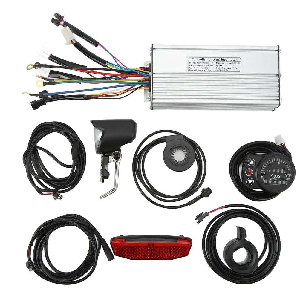 36V 48V Electric Bike 30A Sinewave Controller LED 900S Display with Thumb Throttle Power Assist