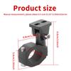 Motorcycle Headlight Spotlight Mount Bracket Motorbike Head Light Lamp Holder Support Adjustable Bumper Mount Clamp