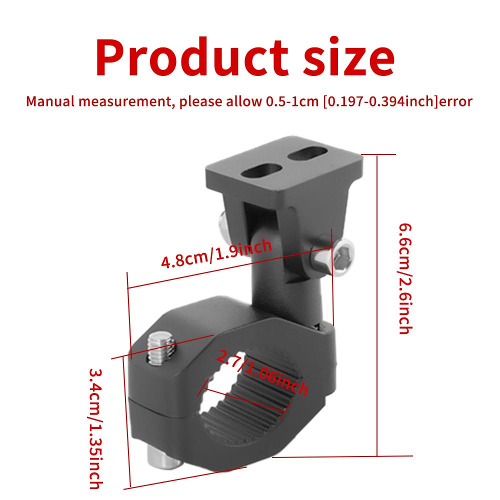 Motorcycle Headlight Spotlight Mount Bracket Motorbike Head Light Lamp Holder Support Adjustable Bumper Mount Clamp