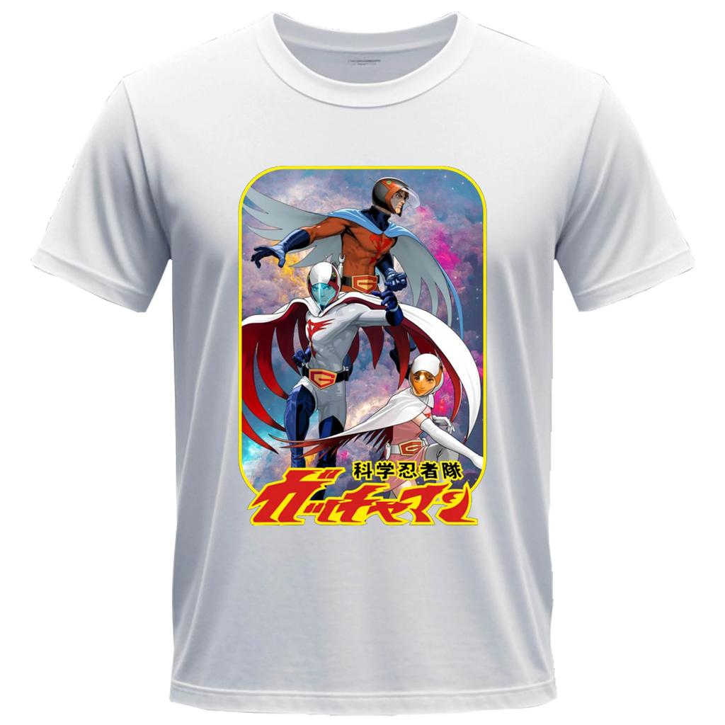 Gatchaunisex Tshirt Eagle Condor Swan Graphic Battle Of The Planets Vintage Cartoon Round Neck Cotton Short Sleeve Unisex Clothing
