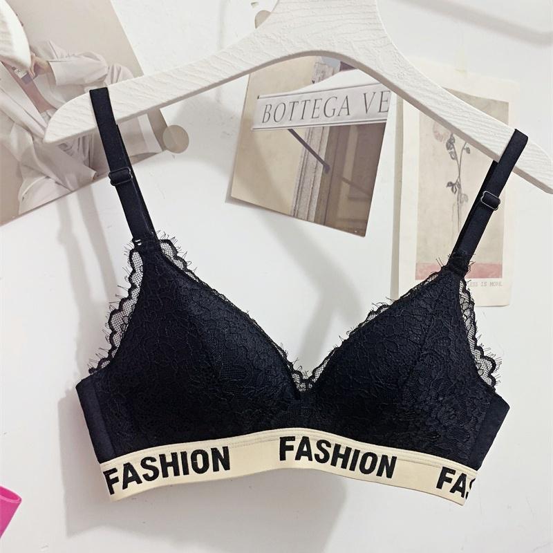 Summer Lace Push-Up Wireless Bra: Enhances Small Chest, Anti-Sag Support, Sexy Triangle Cup Design