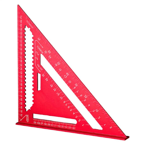Speed ??Square, Triangle Carpenter Square, Triangle Aluminum Rafter Square - Portable Marking Gauge, Multifunctional Carpentry Tool for Carpenters and