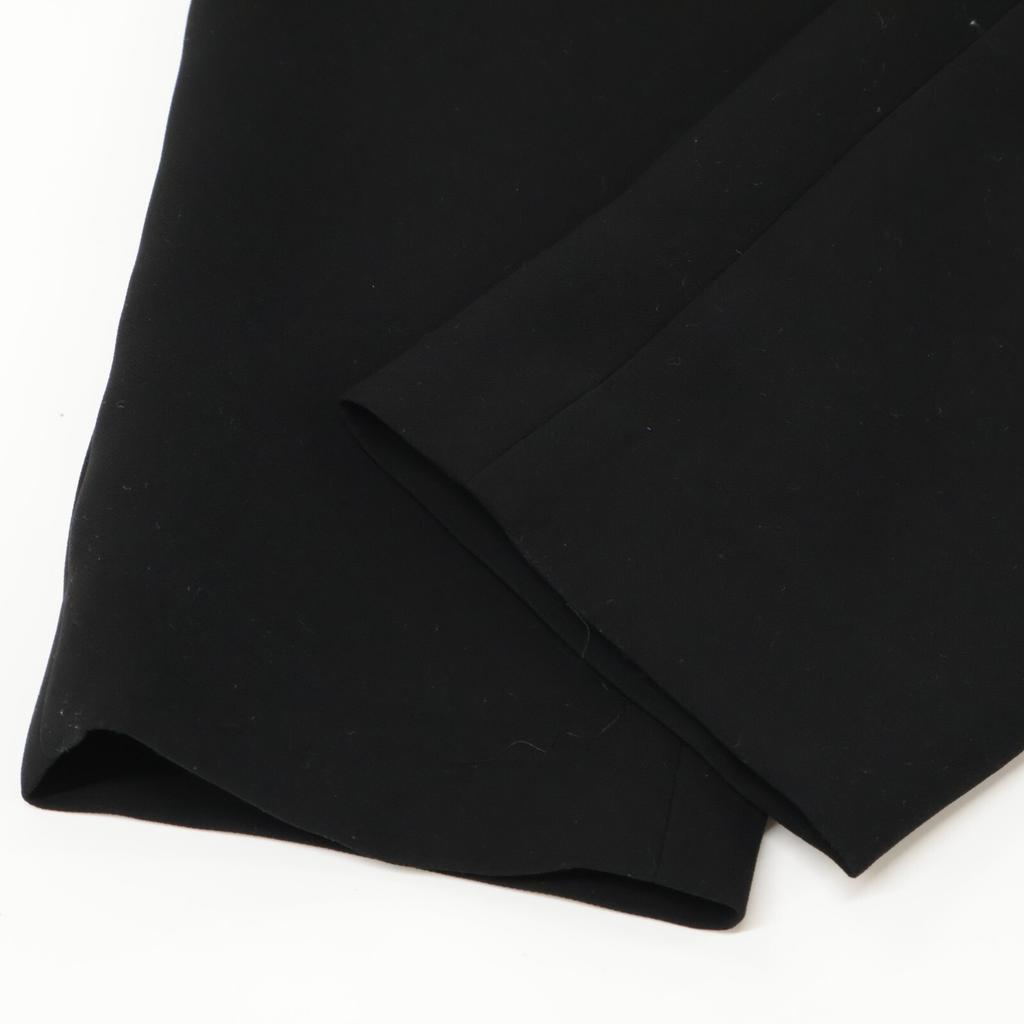 ENFOLD Black 300BA631-1610 2-Tuck Tapered Long Pants Bottoms 36 blackUsed