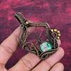 Tree Of Life Variscite Gemstone Pendant Copper Wire Wrapped Handmade Jewelry
