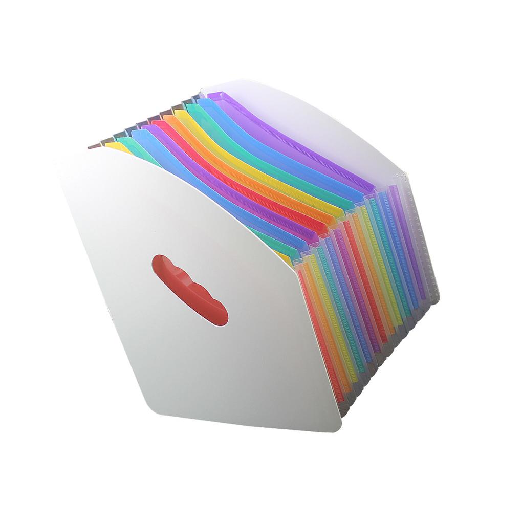 

File Folder Protective Classification Self-Supporting Storage Box Students School Paper Waterproof Plastic Container Office