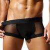 SEOBEAN Boxer da Uomo in Rete di Seta Ghiaccio Semitrasparente Modello U