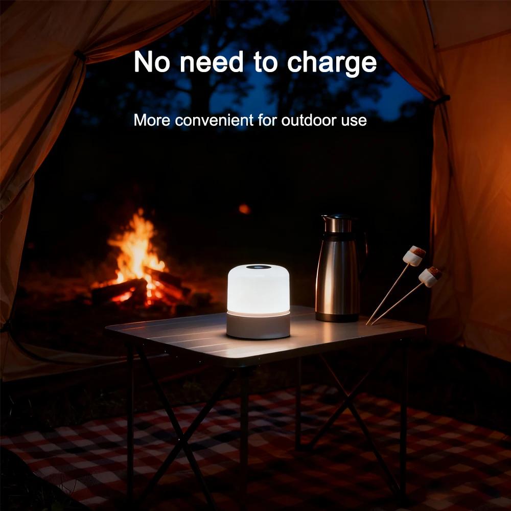 Touch night light touch adjustment RGB rechargeable outdoor camping light atmosphere light family children's room light