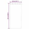 VidaXL Rideaux en voile avec boucles 2 pcs gris foncé 140x225 cm, rideau en filet, rideau transparent, voile de fenêtre, 4102273