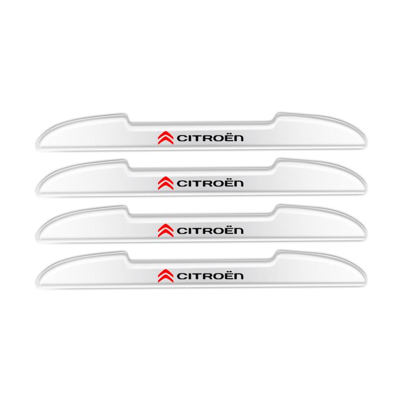 4pcs Car Door Edge Protector Stickers Anti Collision Guards Strip For Citroen C1 C2 C3 Grand C4 Picasso C4L VTS C-ELYSEE DS C5X