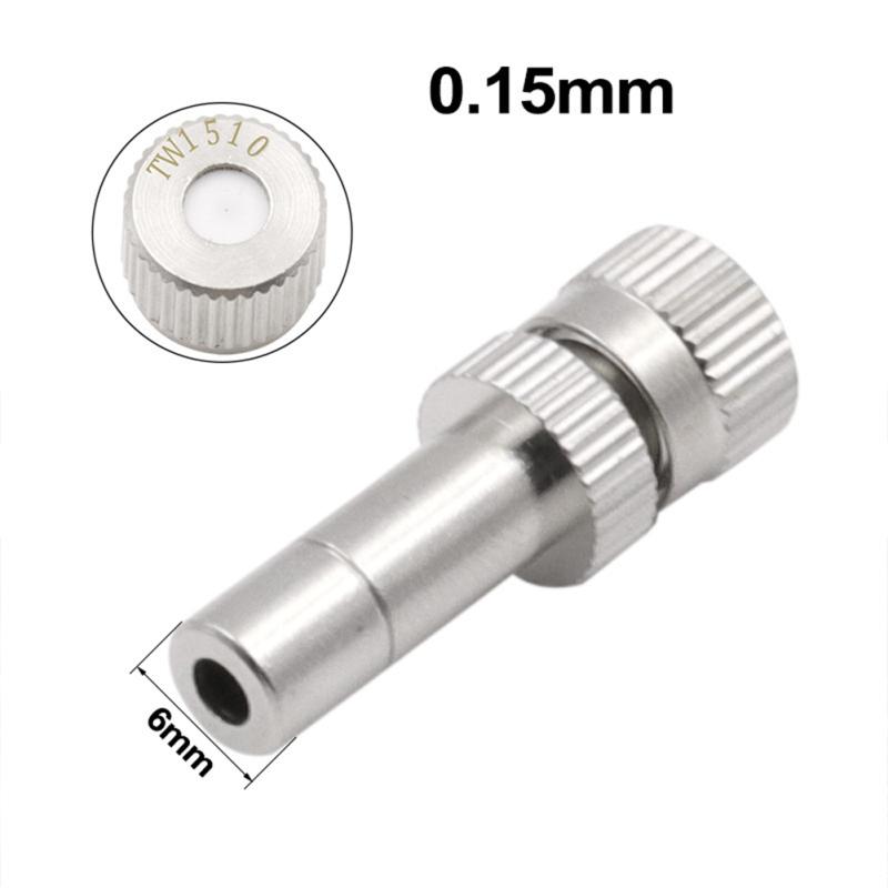 6mm Connectors Low Pressure Fogging Nozzle Water Spray Nozzle Humidification Dust Removal Cooling