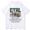 Unisex Tshirt Streetwear Hip Hop Style Summer Short Sleeve Street Style Breathable Sweatabsorbent Fabric Simple Stylish Tops