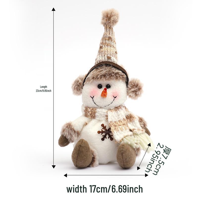 

Трансграничные Рождественские Подвески в виде Вязаных Кукол-Снеговиков для Оформления Витрин и Украшения Елки