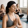 Non-Slip Yoga Fitness Hair Band Pure Color Knitted Yoga Headband New Fitness Hairband  Cycling