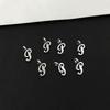 26 Alphabet Alloy Pendants for DIY Bracelets, Necklaces, Earrings & Charms