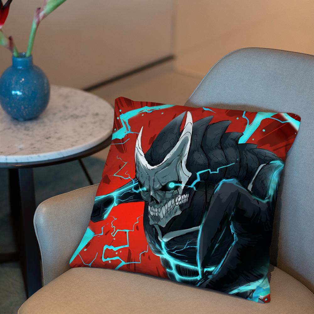 

Крутое Аниме К-Кайдзю Но. Наволочка 2-в-1 Двусторонняя Плюшевая Наволочка | Для Автомобиля/Дивана/Кровати | Идеальный Подарок 12x12Inch