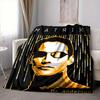 1pc The Matrix Blanket Lightweight Flannel Throw For Sofa, Bed, Travel, Livingroom, Office, Couch, Chair, And Bed