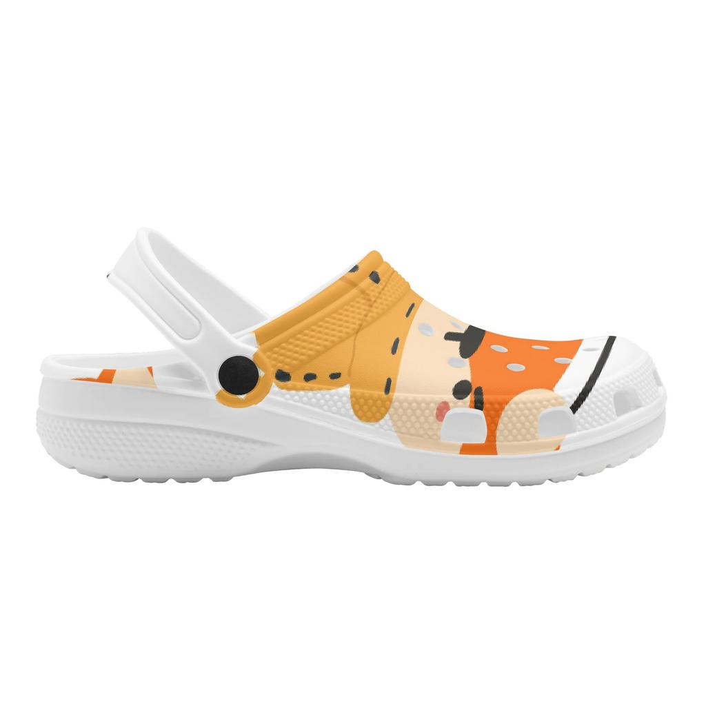 Women Men Pattern Printed EVA Clogs Easy Clean Soft Sole Slip On Garden Shoes Beach Pool Bathroom Home Daily Shoes Easy Clean Wear