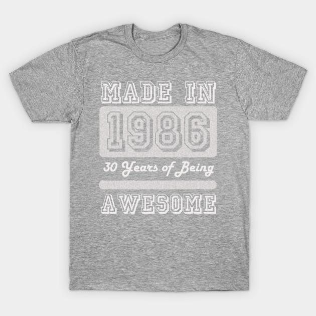 Buy For Women Made In 1986 T Shirt 90S 