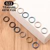 1 Stück G23 Titan Gelenkige Nasenringe, Körperclips Creolen für Damen Herren Knorpelpiercing Schmuck Segment Lippe Ohrring Schmuck