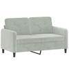VidaXL Set of 2 Sofas, Sofas with Armrests and Backrest, Furniture Set with Cushions, Living Room Furniture, 3202014