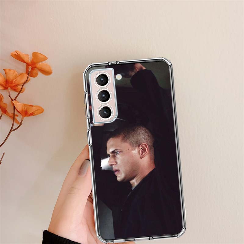Prison Break TV Series Clear Phone Cases for Samsung S26 Ultra Galaxy S25 Edge S24 S23 FE S21 Plus S20 S22 S10 Cover Patterned C