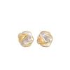 S925 Silver Needle Camellia Earrings - Elegant Light Luxury for Women