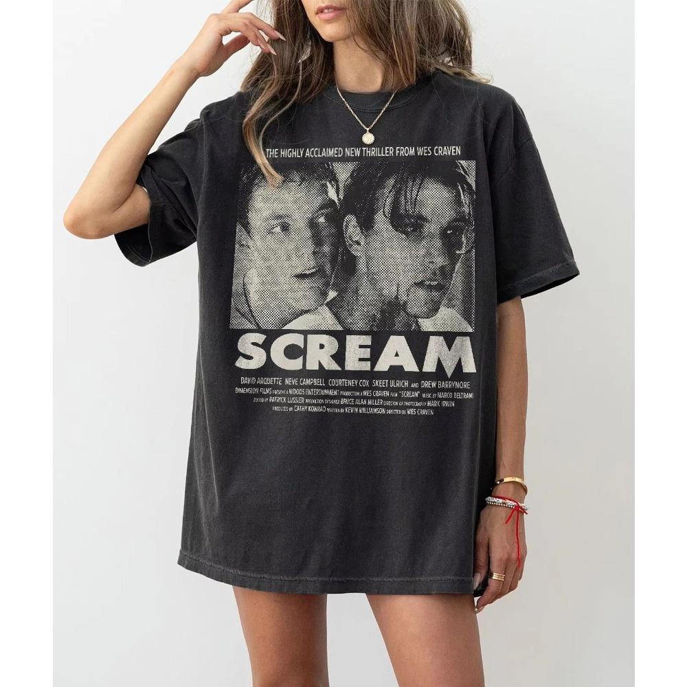 Scream Billy Stu Shirt BillyLoomis Shirt Stu Macher Scream Shirt Scream T-shirt Scream 1996 Movie Shirt Gen Z Horror Fashion 4XL