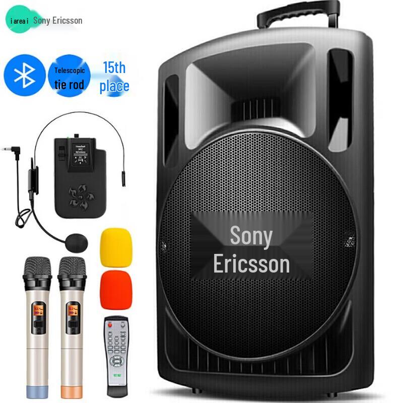 

Soaiy SA-X30 15-inch Portable Outdoor Bluetooth Speaker with Dual Microphones