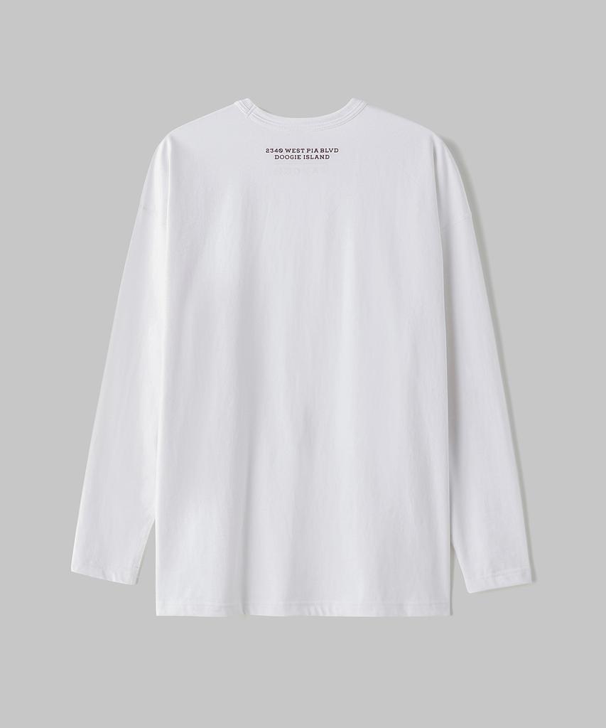 Dugiseuseopeullaikeompeoni Loose Long Sleeve Dt Bear Mark Tee