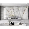 Light Luxury Golden Marble Wall Murals Living Room Bedroom Modern Marble Wallpaper Wall Stickers