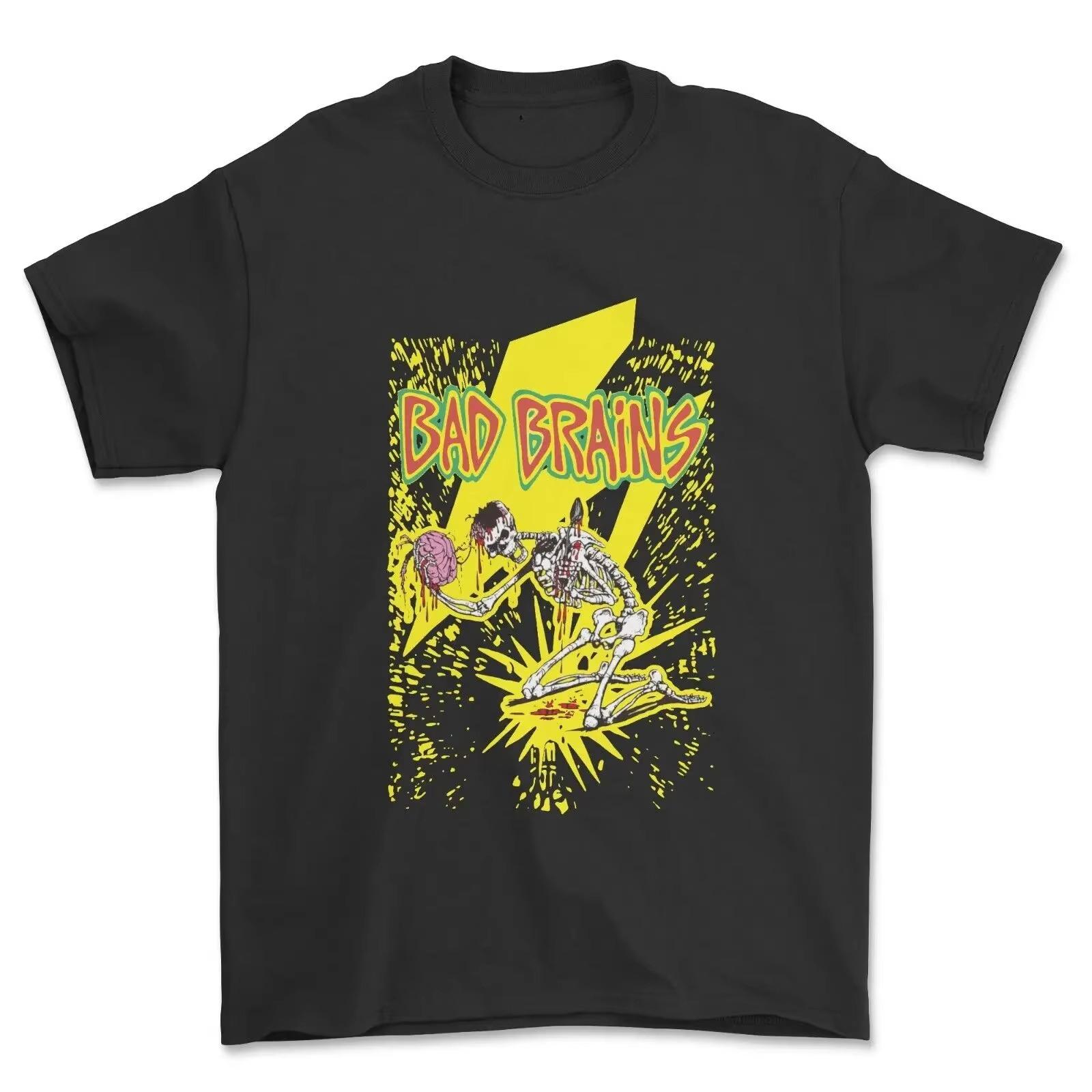 

Bad Brain Band Tshirt Performing At Trash Bar Sludge Rock Compact Reggae Tracked Electronic Music Poet Tshirt 4XL