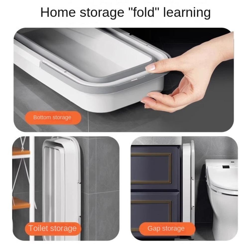 Rectangular Foldable Mop Bucket Space-Saving Large Laundry Barrel Portable Collapsible Washing Basin Traveling