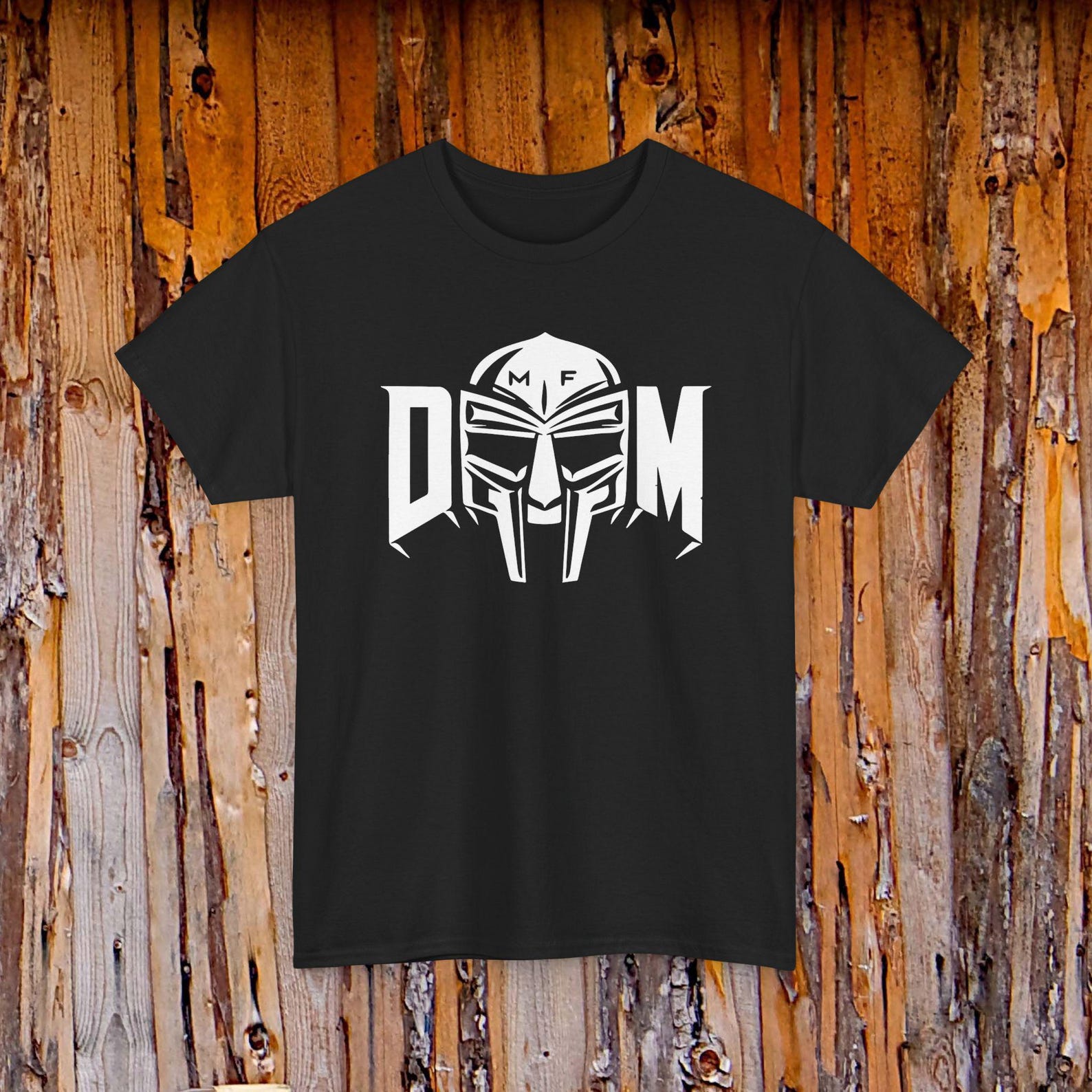 MF DOOM Mask Logo Hip Hop Tee | Music Shirt 4XL