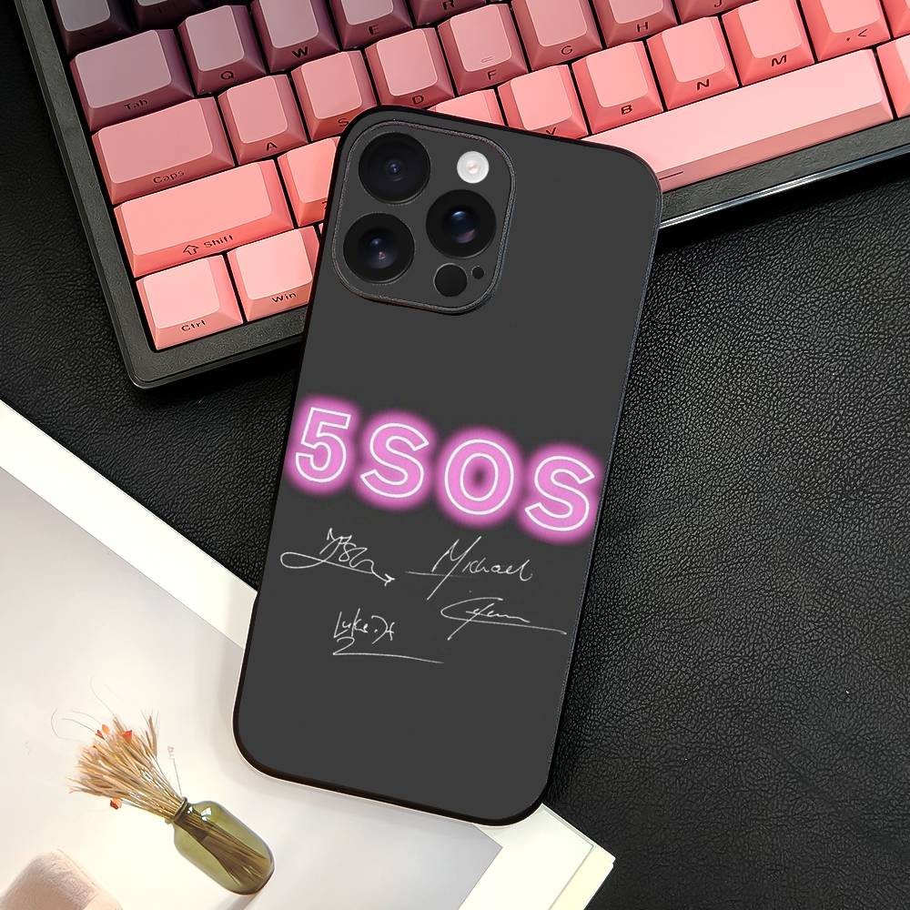 Seconds-of-Summers-5SOS Phone Case For IPhone 16 15 14 13 12 11 PRO MAX PLUS Mini TPU Soft To Skin-friendly Cover