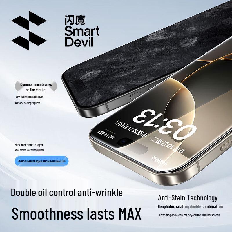 Flash Magic Tempered Glass Screen Protector for iPhone 15/16 Series