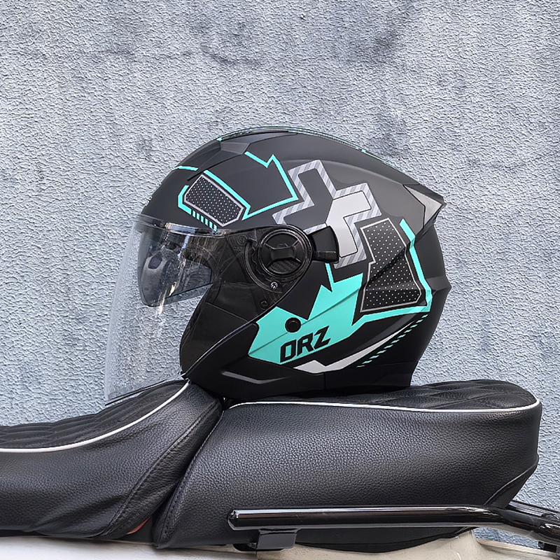 ORZ Half Helmet Men and Women Motorcycle Off-Road Summer Helmet Downhill Racing Mountain Cross Casco Capacete