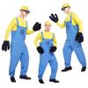 Despicable Me Yellow Cartoon Parent-Child Costume for Halloween Performance