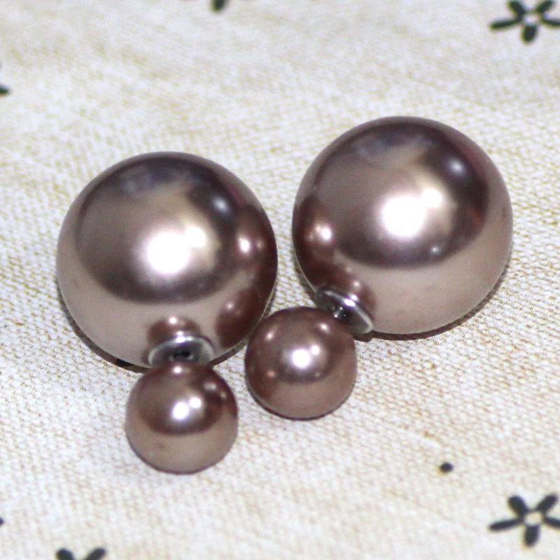 

Женские украшения на уши, серьги-гвоздики с шариками, большие и маленькие висячие серьги с искусственным жемчугом для женщин и девочек, ювелирные изделия, подарки