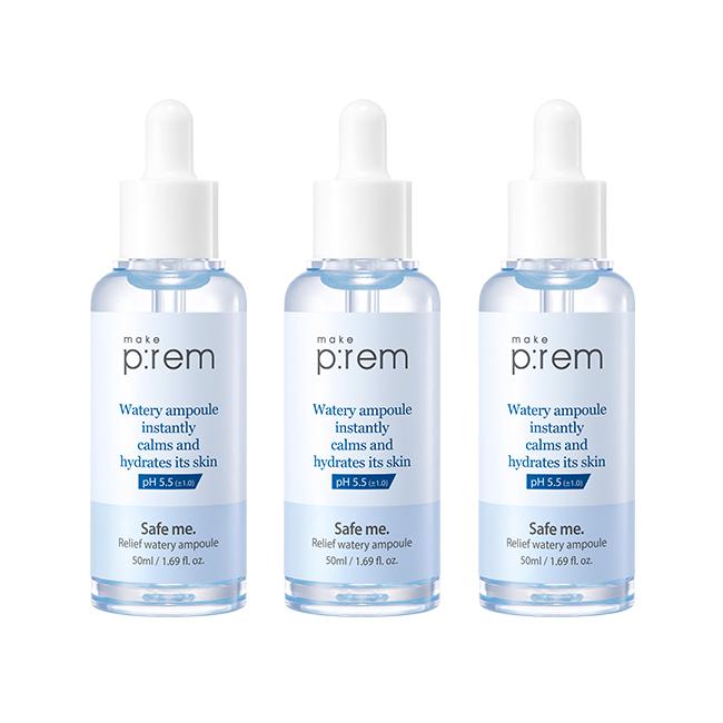 Make P:REM Safe me. Relief Watery Ampoule 50ml (3 Options)